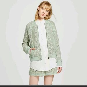 Victoria Beckham x Target lace bomber jacket J024